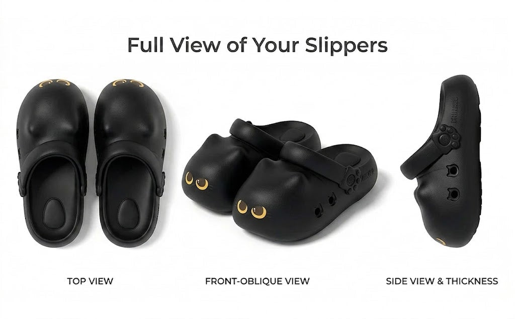 🛒Last Day 49% OFF 🔥 Cat Paw Print Slippers